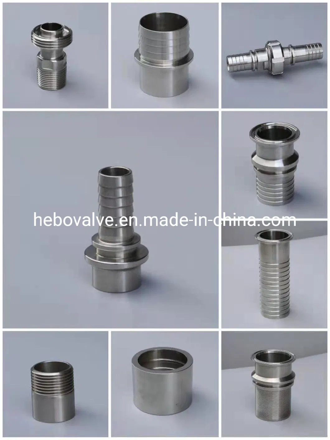 DIN Stainless Steel Sanitary Weld/ Clamp Hose Nipple